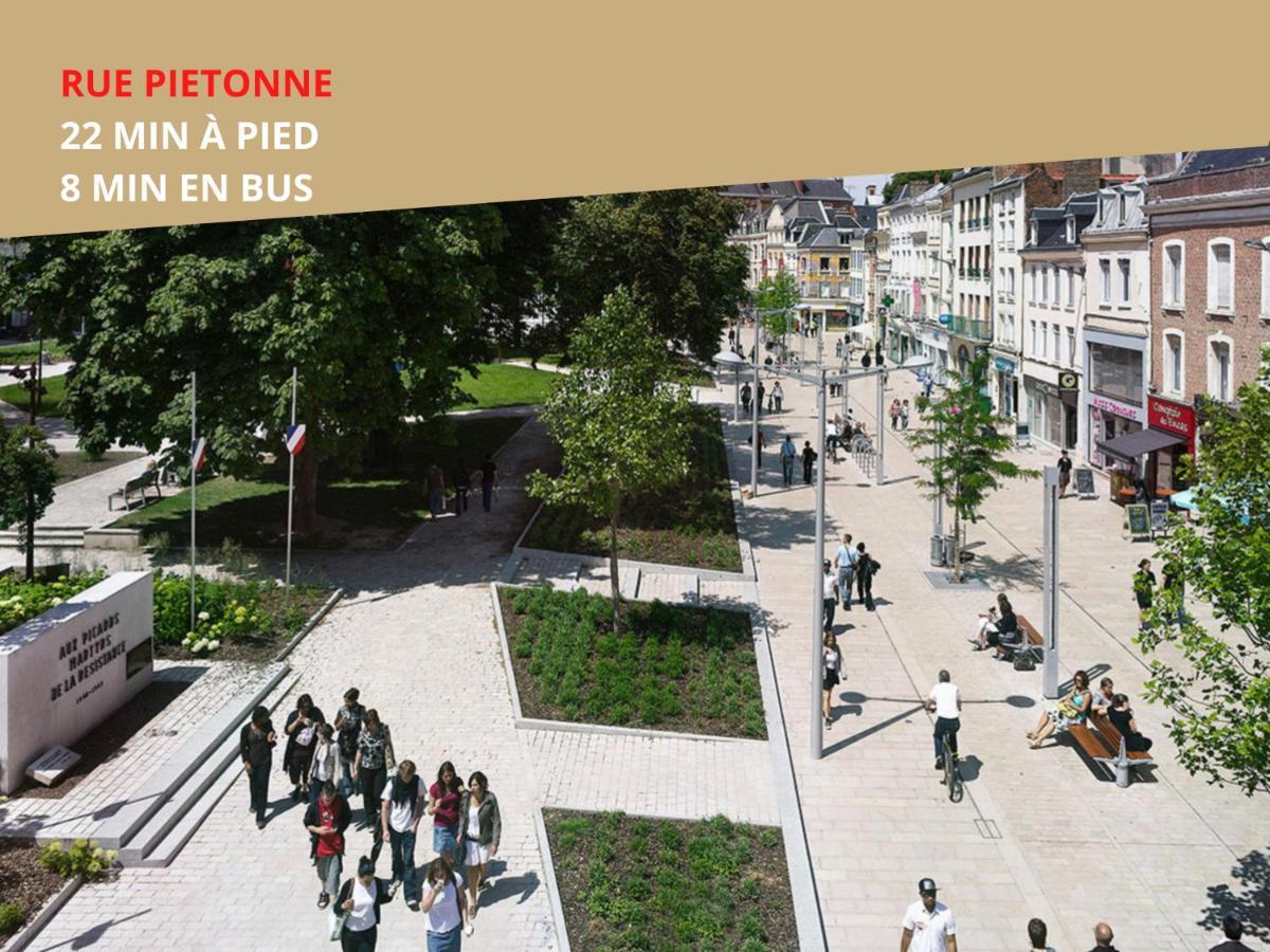 4 Chambres / Grande Maison / Toute équipée Amiens Esterno foto