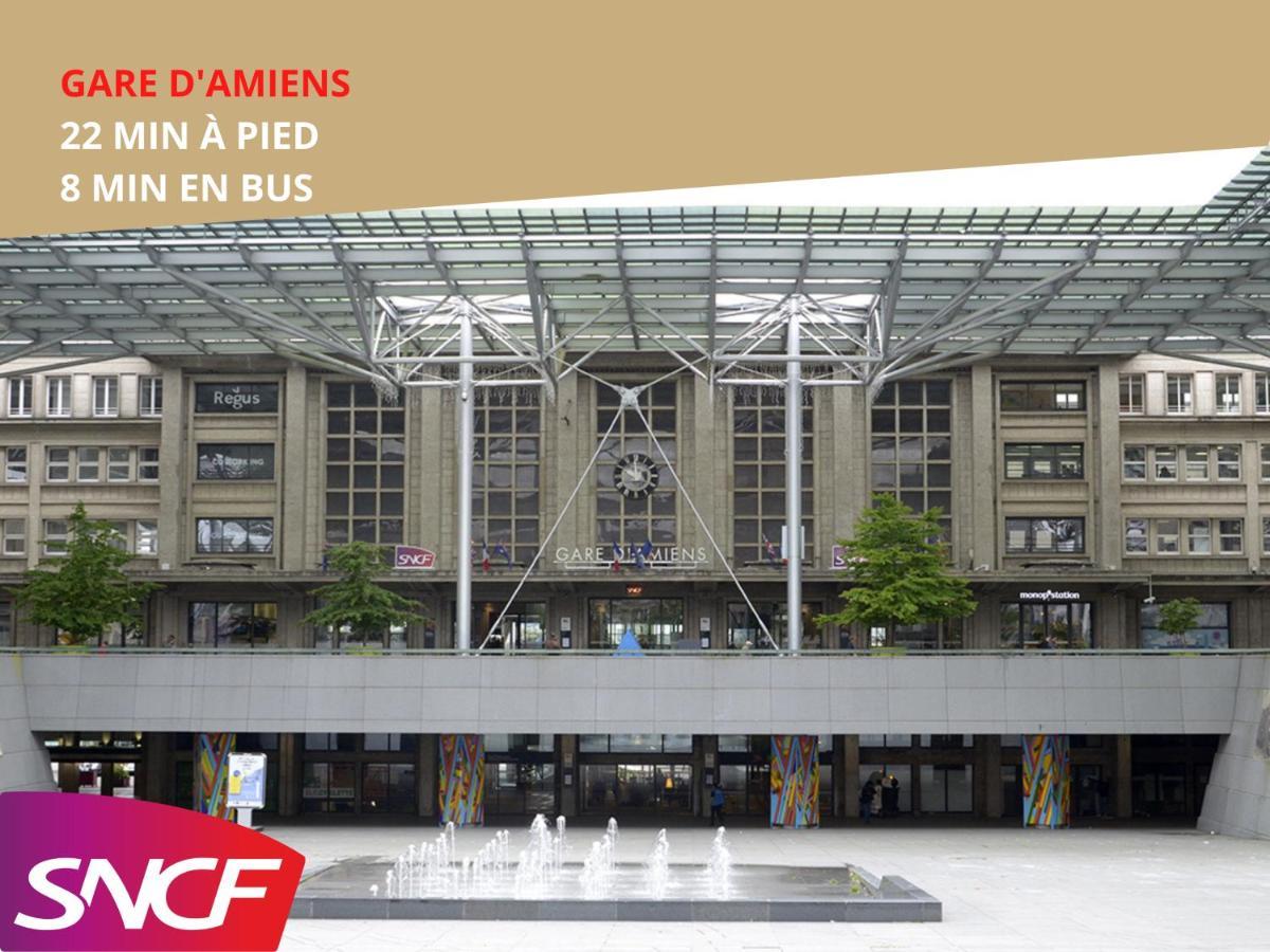 4 Chambres / Grande Maison / Toute équipée Amiens Esterno foto